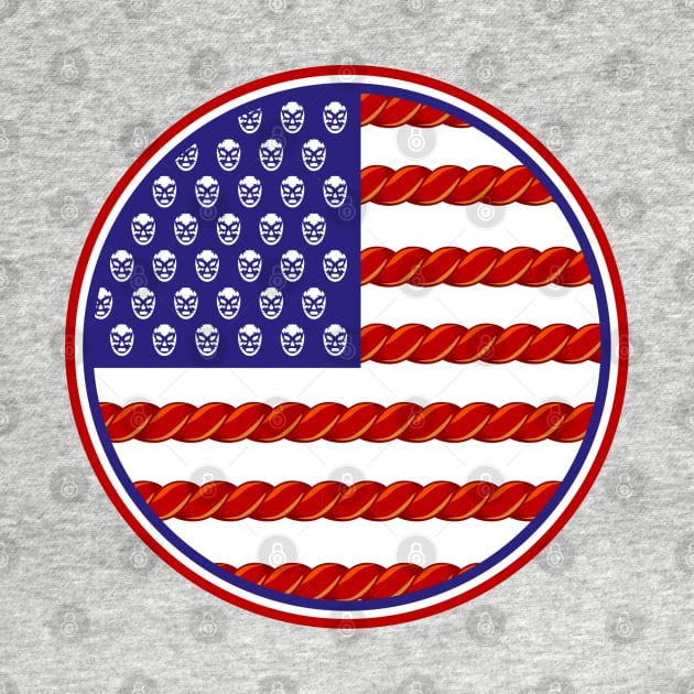 Wrestling USA Flag by Wrestling Apparel 